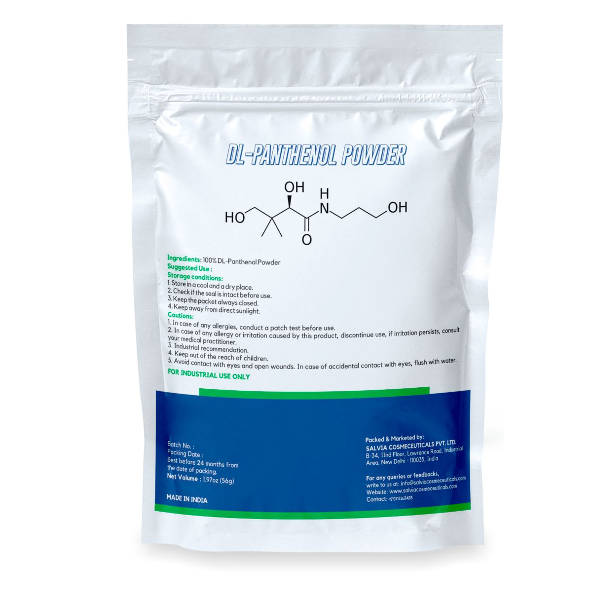 shoprythmindia Cosmetic Raw Material,United States DL- Panthenol Powder shoprythmindia Cosmetic Raw Material,United States DL- Panthenol Powder